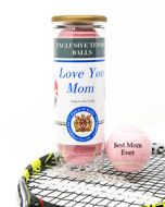 Customised Tennis Balls for Mum, Mother's Day Gift, Tennis Balls, Made in England