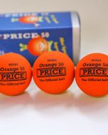 Mini Squash Improver Ball (Yellow and Orange), Kid's Squash Ball, Made by Price of Bath, Intro Squash Balls