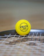 Price's Ultimate Yellow Double Dot Squash Ball, Yellow Squash Balls, Squash Ball for Expert Players, Made in the UK