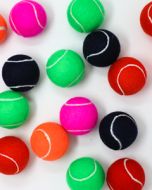 Coloured Tennis Balls Loose 