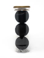 Black Tennis Balls with Black Seams, Tubed
