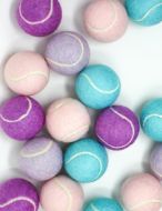 Pastel Tennis Balls Loose
