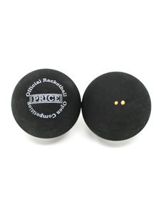 Black Double Dot Squash 57 / Racketball Balls