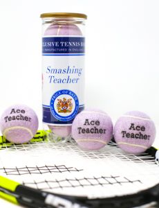 Customised Tennis Balls for Coach or Teacher