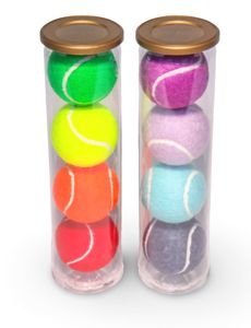 Somewhere Over the Rainbow Tennis Ball Selection