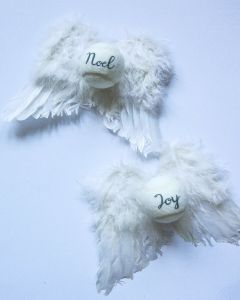 Price's Bespoke Angel Wing Tennis Ball Decoration
