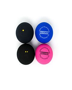 Club Mix Squash 57 / Racketball Balls Pack of 12, Mixed Pack of Squash 57/Racketball Balls, Pink Racketballs, Pack Of 12 Racketballs