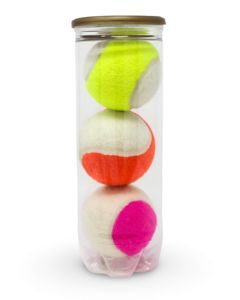 Two Tone Colour Tennis Balls Tubed