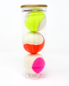 Two Tone Colour Tennis Balls Tubed