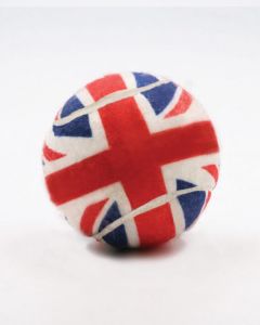 All Over Printed Union Jack Tennis Balls, UK Flag on Tennis Ball, Tennis Ball with Union Jack