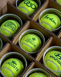 Print Your Logo on to Coloured Tennis Balls, Promotional Tennis Balls, Business Logo Tennis Balls
 