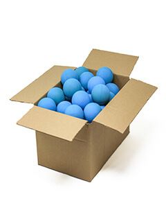Clearance Super Bouncy Blue Rubber Balls, Blue Rubber Balls