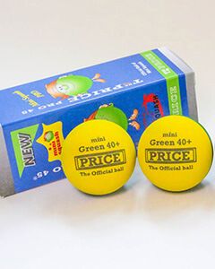Mini Squash Pro Ball (Yellow and Green), Children's Squash Ball, Mini Squash Balls For Kids, Kid's Training Squash Balls