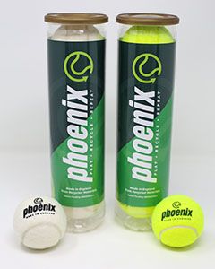 Phoenix Recycled Tennis Balls Zero Waste Tennis Balls by Price of Bath, Sustainable Tennis Balls, Recycled Tennis Balls