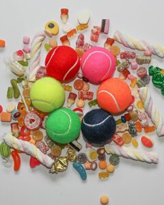 Pick 'n' Mix Coloured Tennis Balls, 3 Ball Tube, Bright Coloured Tennis Ball, Price of Bath