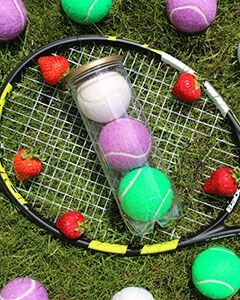 Wimbledon Celebration Tennis Balls, Coloured Tennis Balls, Celebration Tennis Balls