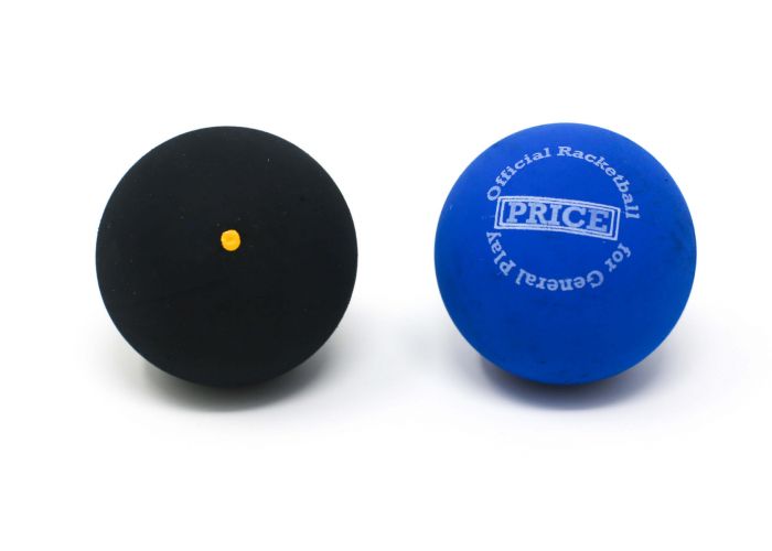 Squash 57 Balls Tecnifibre Blue Box of 3 Racketball 