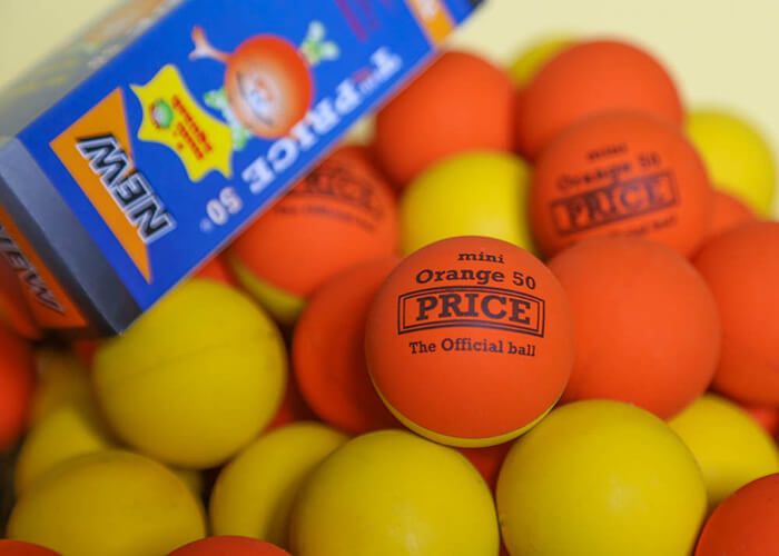 Prix mini squash Améliorant de Ball-Boîte de 3-orange/jaune 50-RRP £ 20 