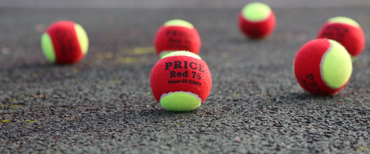 5 Mini Red 75 Downgrade Tennis Balls 