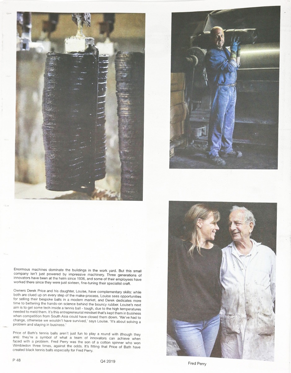 Fred Perry visits Price of Bath